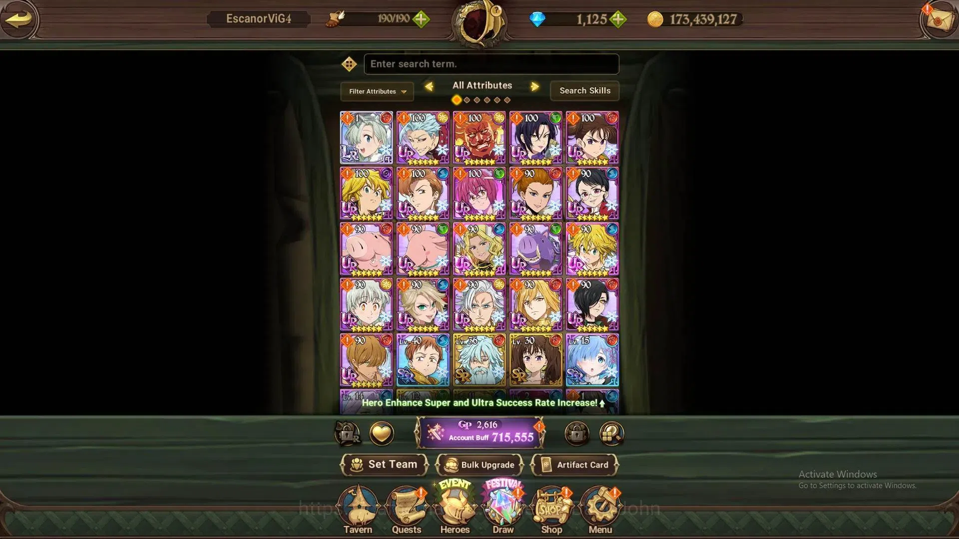 The Seven Deadly Sins: Grand Cross Accounts Global |715K CC|1125 Diamonds|LR 1+UR 2|LR P Eliza image 11