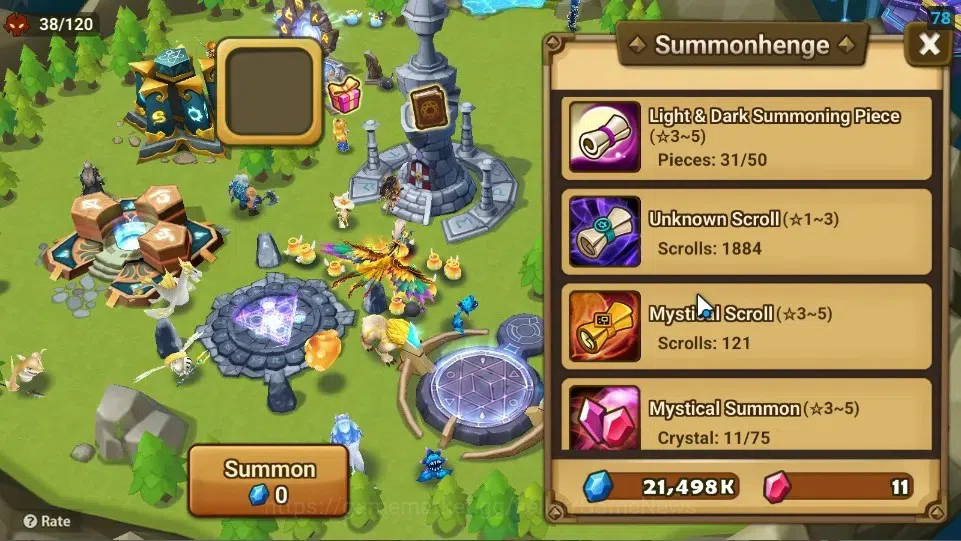Summoners War: Sky Arena Accounts Starter ASIA|Lv 26|Ready Gacha|103 12 YSC + 160 11 YSC + 3 LAAS + 5 LS + 4 LDS + 121 MS |1 11