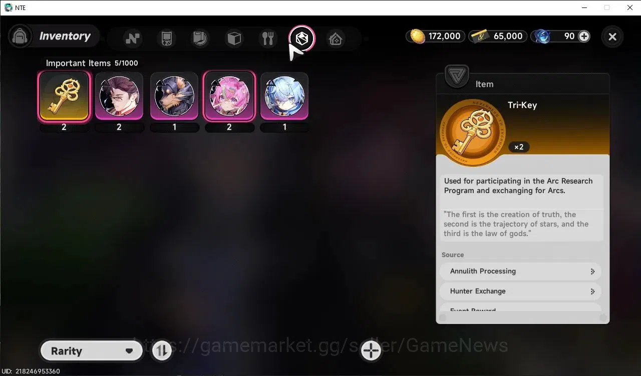 Neverness to Everness Accounts GLOBAL EU|HL 3| 3 SSR [Sakiri,Daffodil,Hathor]| 5  image 9