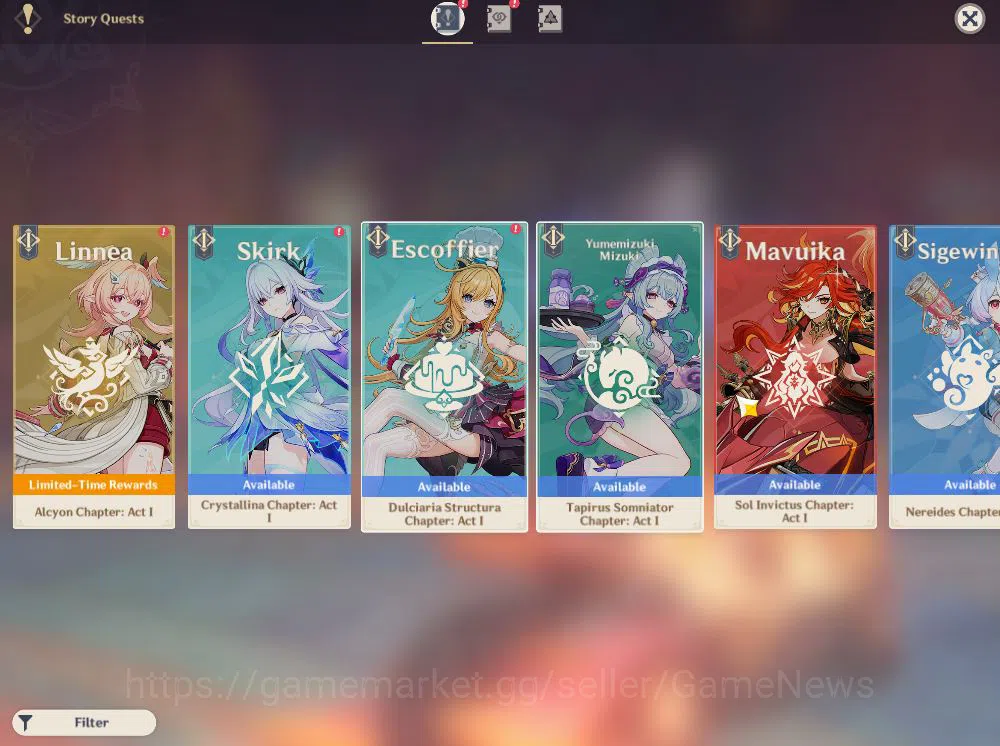 Genshin Impact Accounts ASIA|AR 58|13 Limited +6(*5Weapon)|Escoffier,Mavui image 13