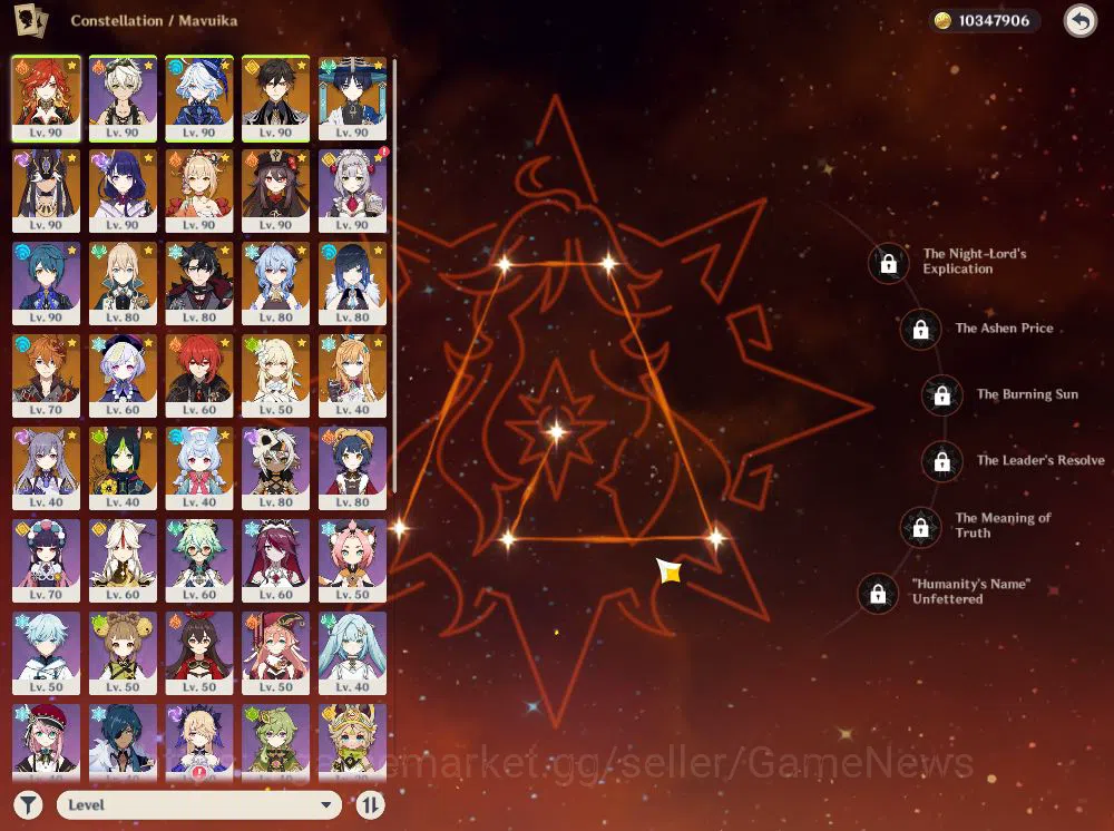 Genshin Impact Accounts ASIA|AR 58|13 Limited +6(*5Weapon)|Escoffier,Mavui image 3