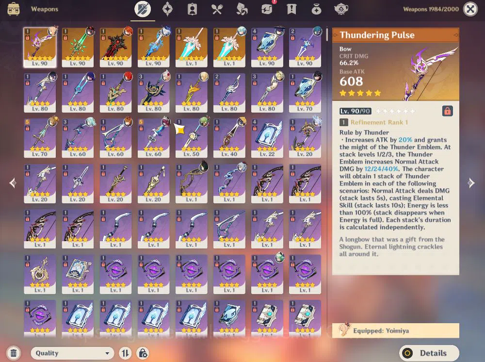 Genshin Impact Accounts ASIA|AR 58|13 Limited +6(*5Weapon)|Escoffier,Mavui image 5