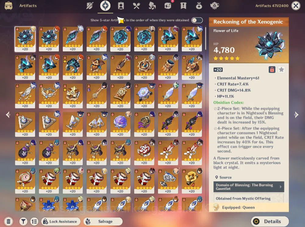 Genshin Impact Accounts ASIA|AR 58|13 Limited +6(*5Weapon)|Escoffier,Mavui image 6