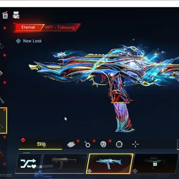 Blood Strike Accounts Collab Skin Asia|Eternal MAX MP7-TideSong+Melee Staff|Collabs AOT Female Titan,OPM SKS,Ethan|11