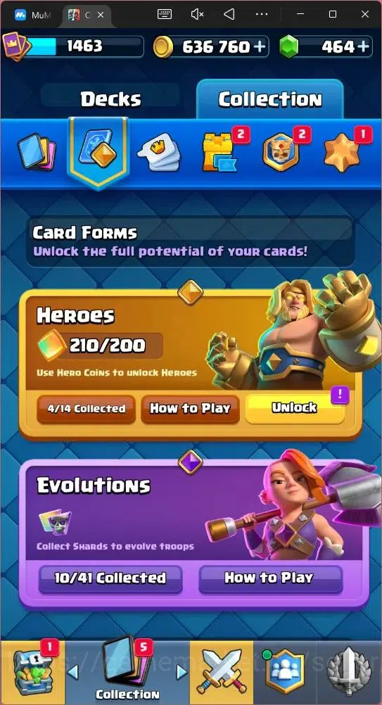 Clash Royale Accounts Mobile |CL 1463|KTL 15|Trophy 12429|Card 121|4 Max image 14