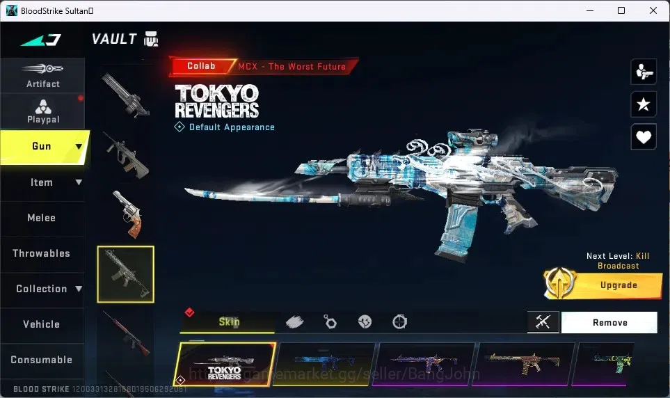 Blood Strike Accounts ASIA | ETERNAL:AUG-Empyrean|3 COLLAB (2 TR,1 EVA)| image 11