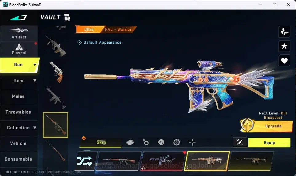 Blood Strike Accounts ASIA | ETERNAL:AUG-Empyrean|3 COLLAB (2 TR,1 EVA)| image 13