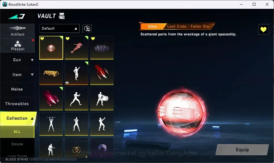 Blood Strike Accounts ASIA | ETERNAL:AUG-Empyrean|3 COLLAB (2 TR,1 EVA)| image 17