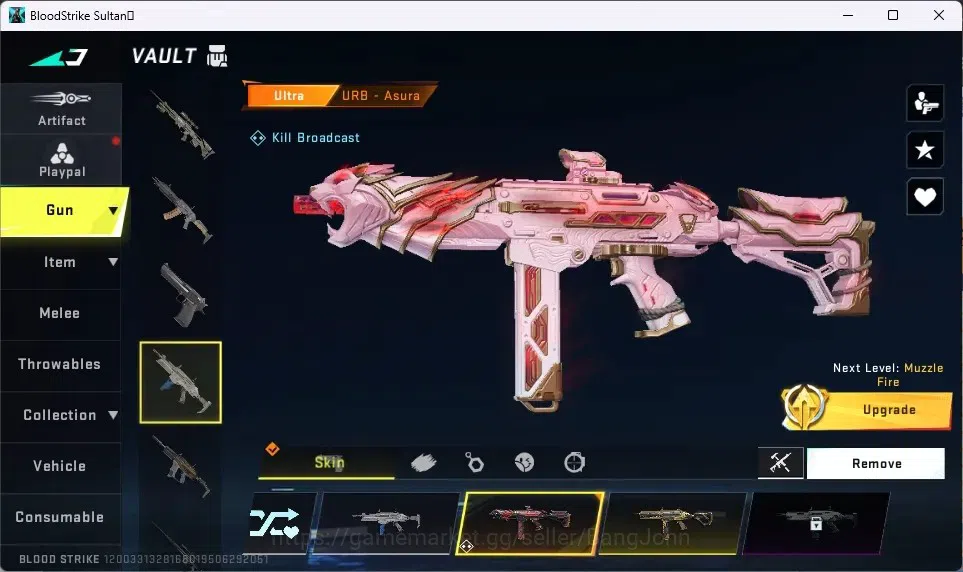 Blood Strike Accounts ASIA | ETERNAL:AUG-Empyrean|3 COLLAB (2 TR,1 EVA)| image 6