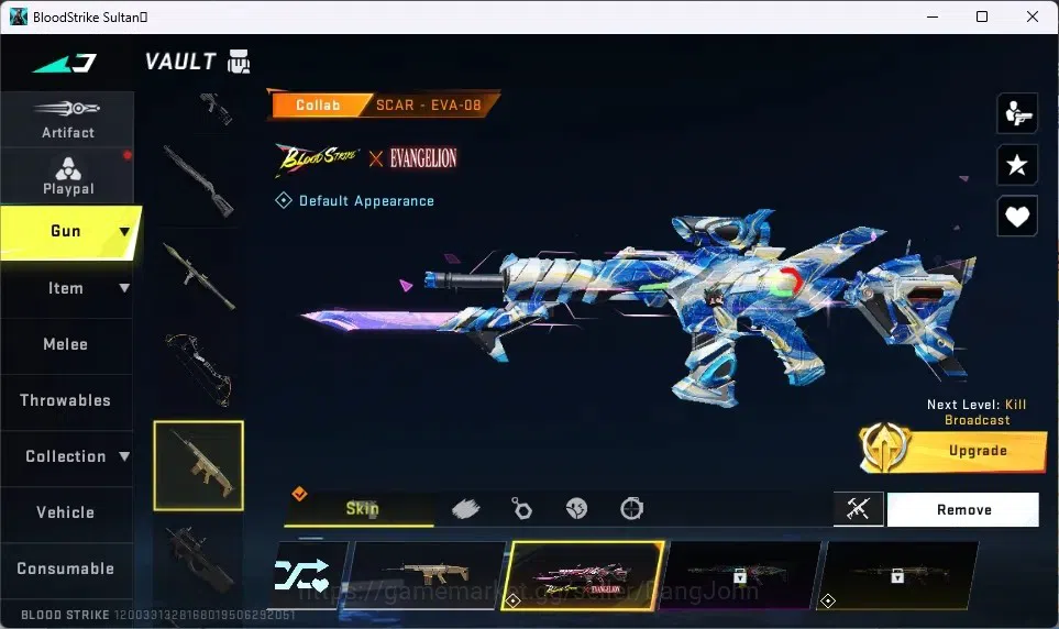 Blood Strike Accounts ASIA | ETERNAL:AUG-Empyrean|3 COLLAB (2 TR,1 EVA)| image 8