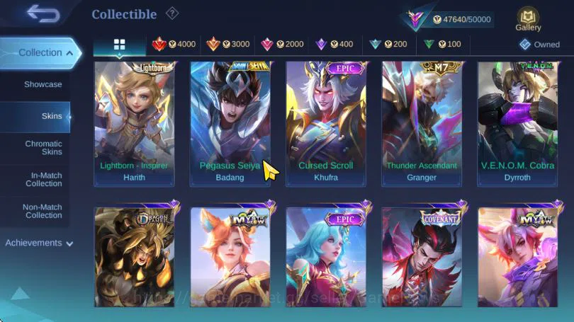 Mobile Legends: Bang Bang Accounts Hero 118|Skin 188|High Immo 106|Prime+M7 Granger,A image 12