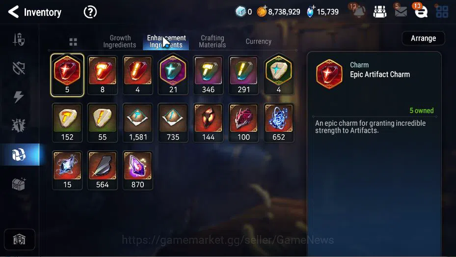 Epic Seven Accounts GLOBAL Unverif|NewEra|7 ML(LOT Scales, BoRunka, RO image 5