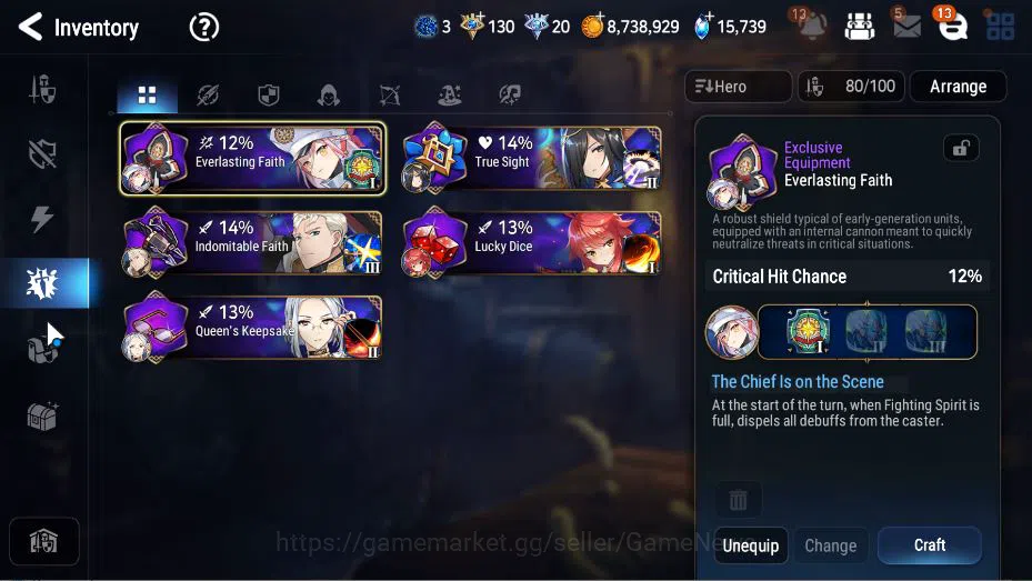 Epic Seven Accounts GLOBAL Unverif|NewEra|7 ML(LOT Scales, BoRunka, RO image 8