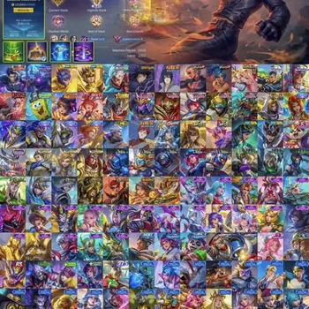 Mobile Legends: Bang Bang Accounts Collector Global | Exalted 3 | Alu Legends | Guni aspirants | Kof Gus| Thamuz Chou etc