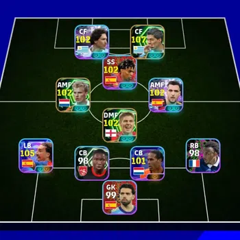 eFootball Accounts Legends & Iconic Players Mobile|PW 3140|Epic Suarez, Bergkamp, Shevchenko, Showtime Cucurella, Merino