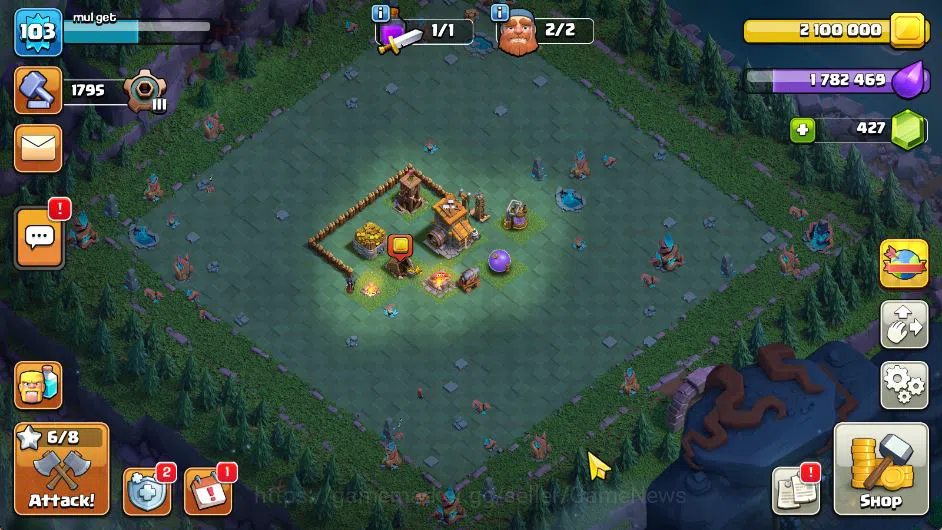 Clash of Clans Accounts TH 14-BH 6|LV 103|TROPHY 1899|HH 7|BK 40,AQ 20,GW  image 2