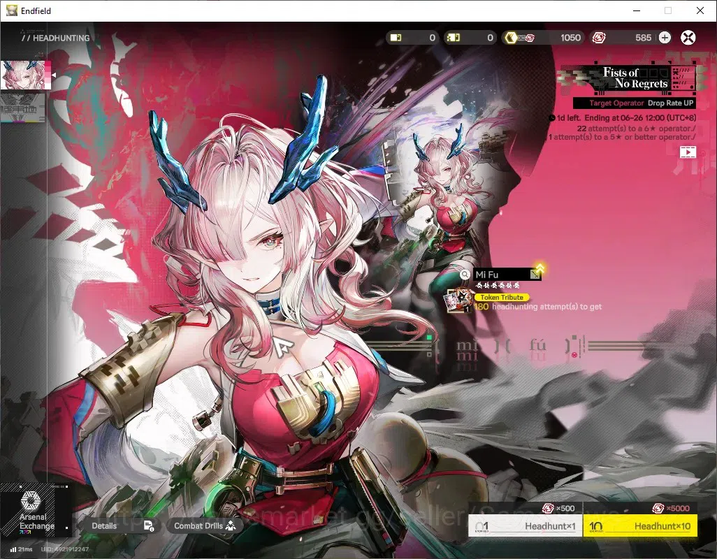 Arknights: Endfield Accounts ASIA|Lv 60|8 SSR (4 Limit) + 21 (*6 Wep)|[Mi FuR1, image 13