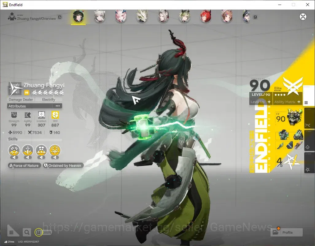 Arknights: Endfield Accounts ASIA|Lv 60|8 SSR (4 Limit) + 21 (*6 Wep)|[Mi FuR1, image 3