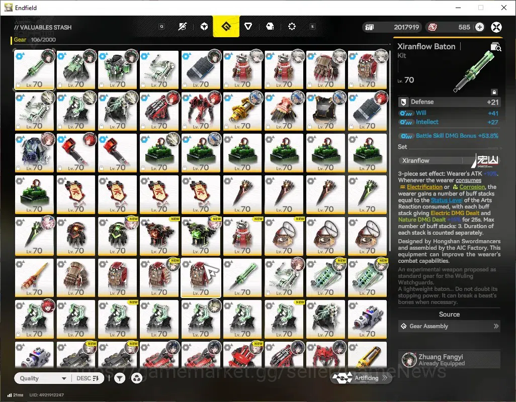 Arknights: Endfield Accounts ASIA|Lv 60|8 SSR (4 Limit) + 21 (*6 Wep)|[Mi FuR1, image 7