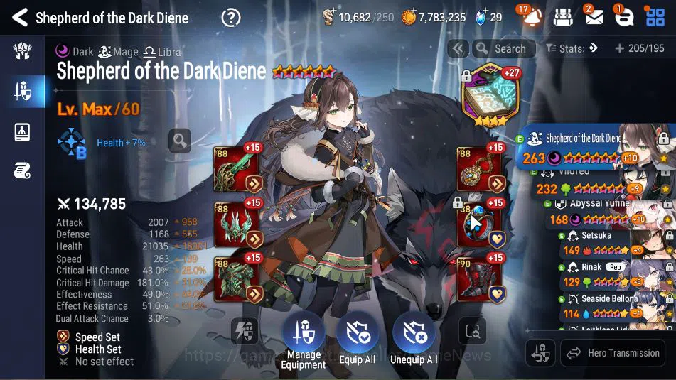 Epic Seven Accounts ASIA Verif|12 ML(DB Senya,DK Sharun,Ab Yufine,Etc) image 17