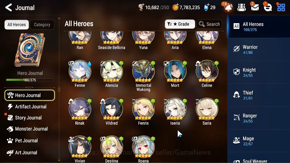 Epic Seven Accounts ASIA Verif|12 ML(DB Senya,DK Sharun,Ab Yufine,Etc) image 8