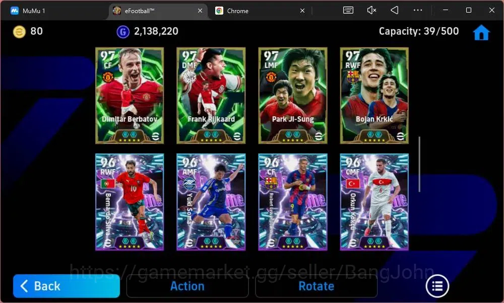 eFootball Accounts Mobile|PW 3215|Epic Adriano,Gerrard,Totti,Nakata E image 5