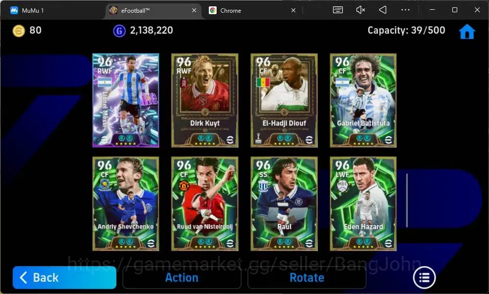 eFootball Accounts Mobile|PW 3215|Epic Adriano,Gerrard,Totti,Nakata E image 6