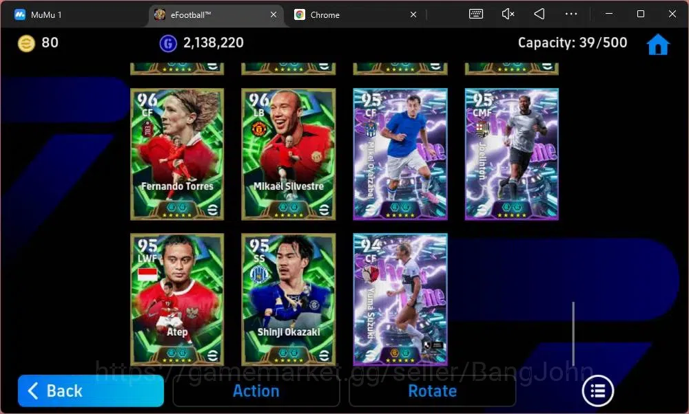 eFootball Accounts Mobile|PW 3215|Epic Adriano,Gerrard,Totti,Nakata E image 7