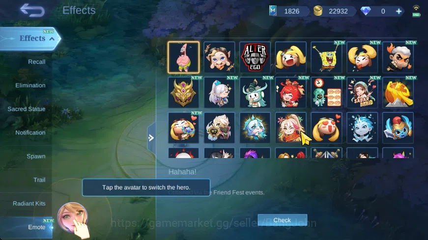 Mobile Legends: Bang Bang Accounts Hero 120+ | Skin 180+, M& granger, Saint S badang, image 11