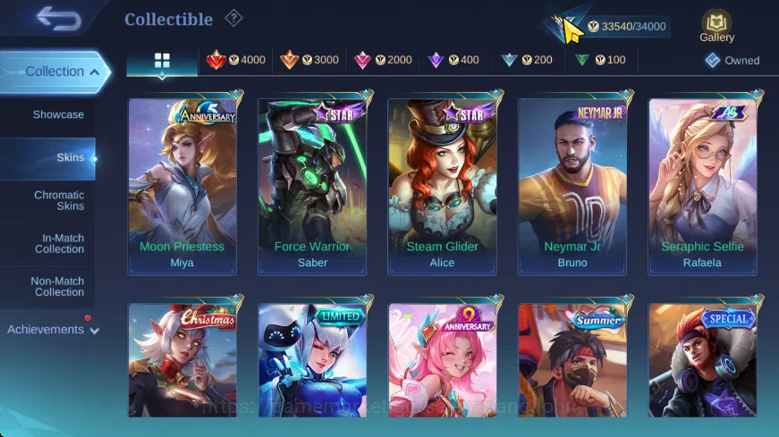Mobile Legends: Bang Bang Accounts Hero 120+ | Skin 180+, M& granger, Saint S badang, image 8