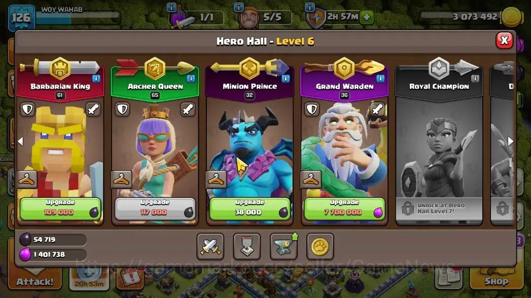 Clash of Clans Accounts TH 12-BH 8|LV 126|HH 6|BK 61,AQ 65,GW 36,MP 32|BM  image 9