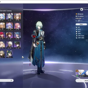 Honkai Star Rail Accounts Others Asia|TL 47|4 Limited|Anaxa,Cerydra,Huohuo,Archer & 1 Standard Bailu|Male MC|815