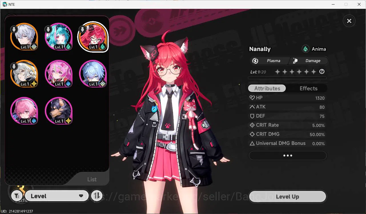 Neverness to Everness Accounts America| starter LV 3, S Hathor, Nanally, 8 char, image 10