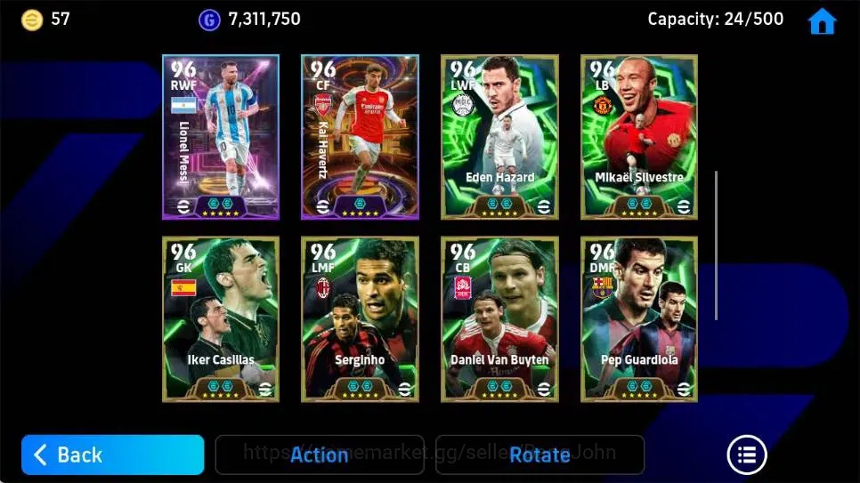 eFootball Accounts Mobile|PW 3171|Marco Van Basten Epic,Gabriel Batis image 4