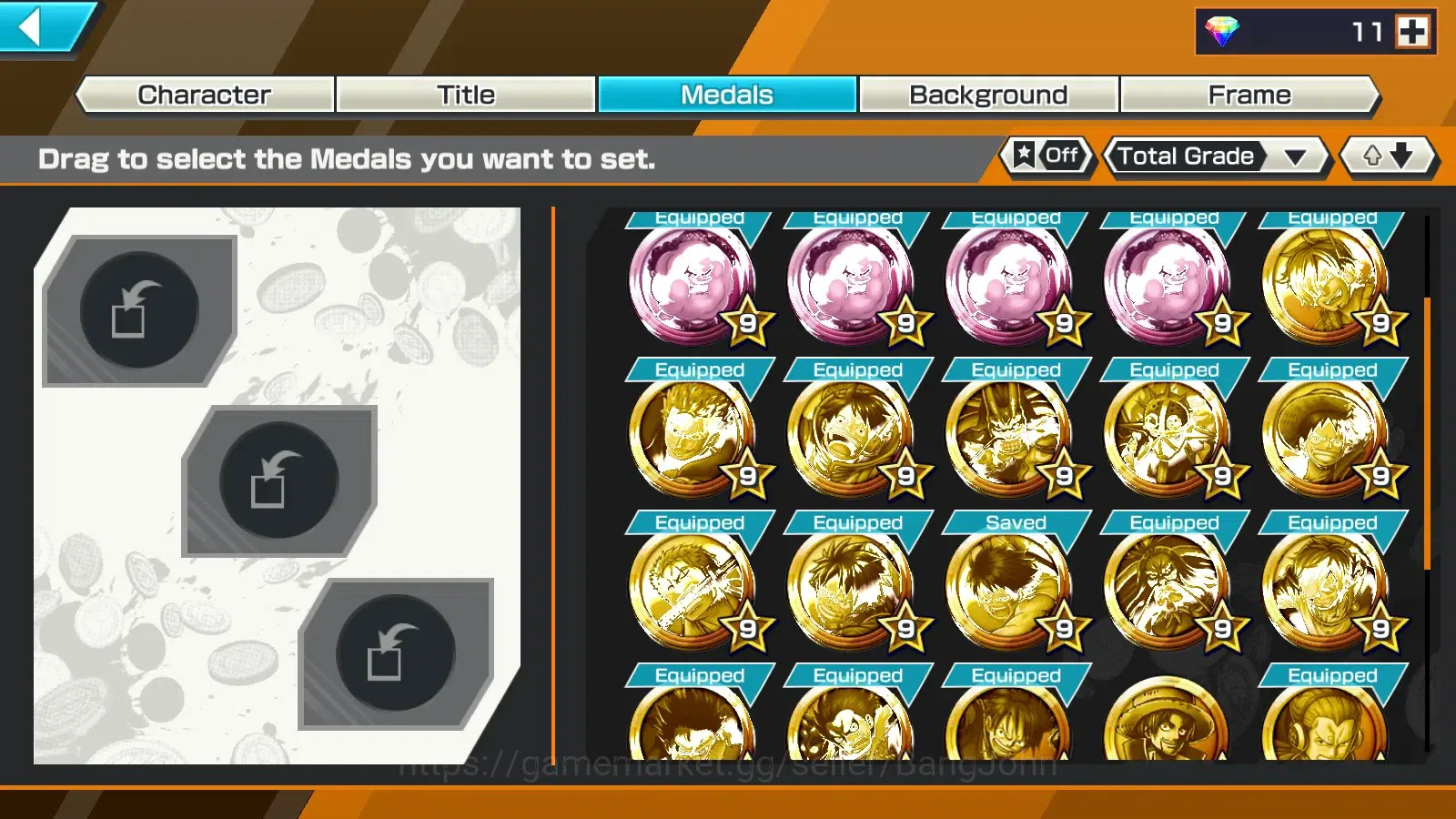 One Piece Bounty Rush Accounts Global | EX 4|PR 13|T4E Marshall D. Teach,BOM Kaid image 10