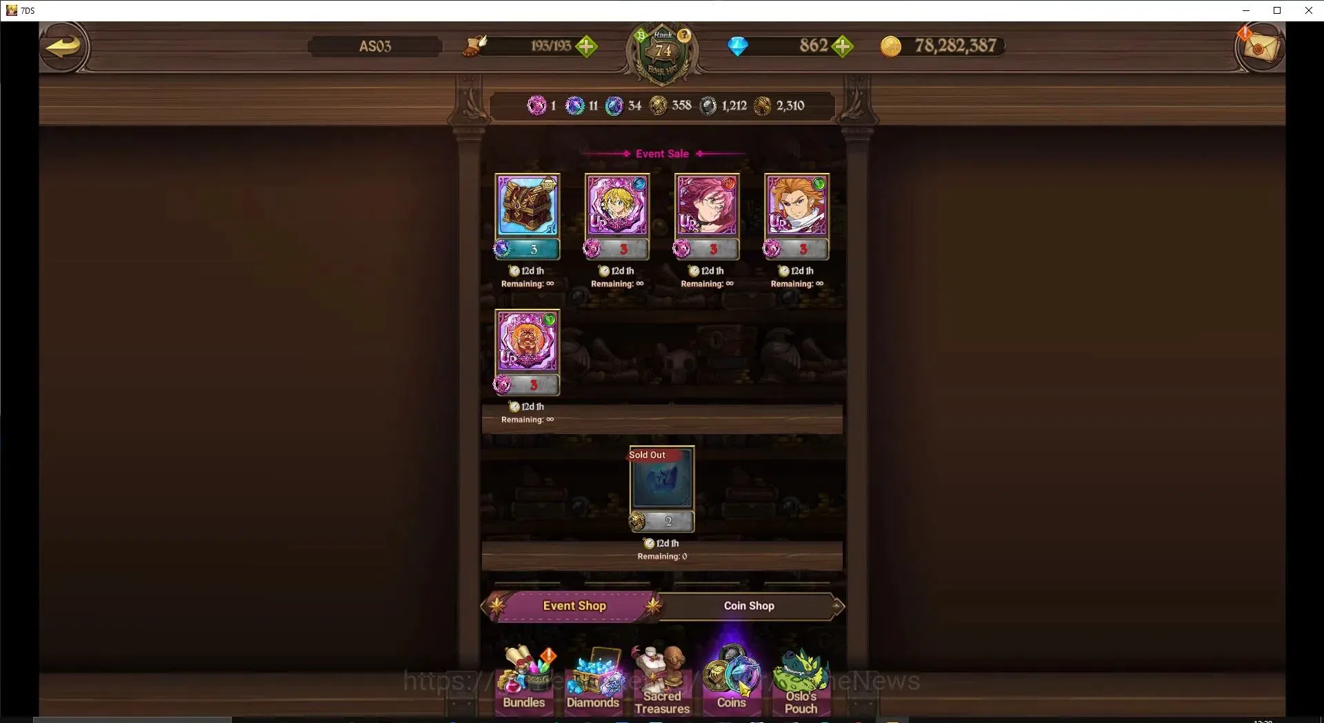 The Seven Deadly Sins: Grand Cross Accounts ASIA|4,1M CC|862 DM+71 LS|6 LR+9 UR+Many Collab|NM image 15