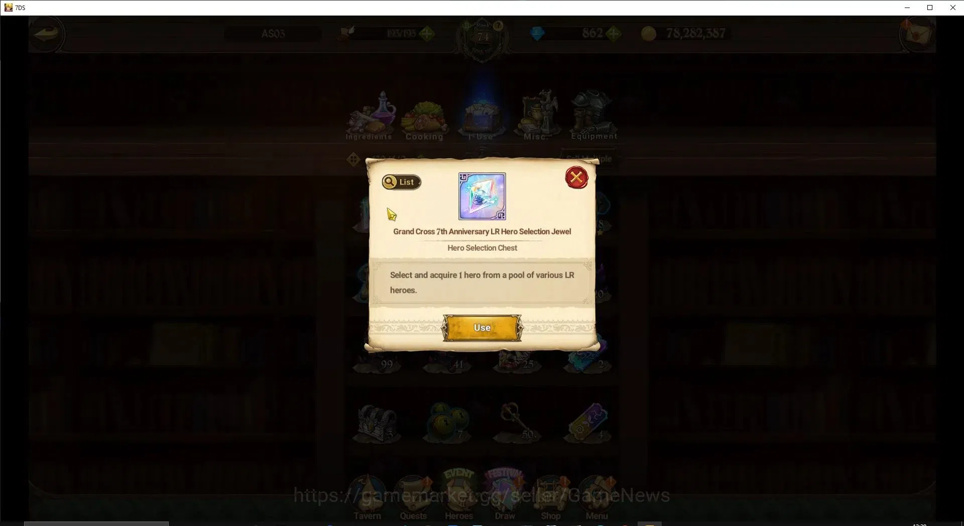 The Seven Deadly Sins: Grand Cross Accounts ASIA|4,1M CC|862 DM+71 LS|6 LR+9 UR+Many Collab|NM image 20
