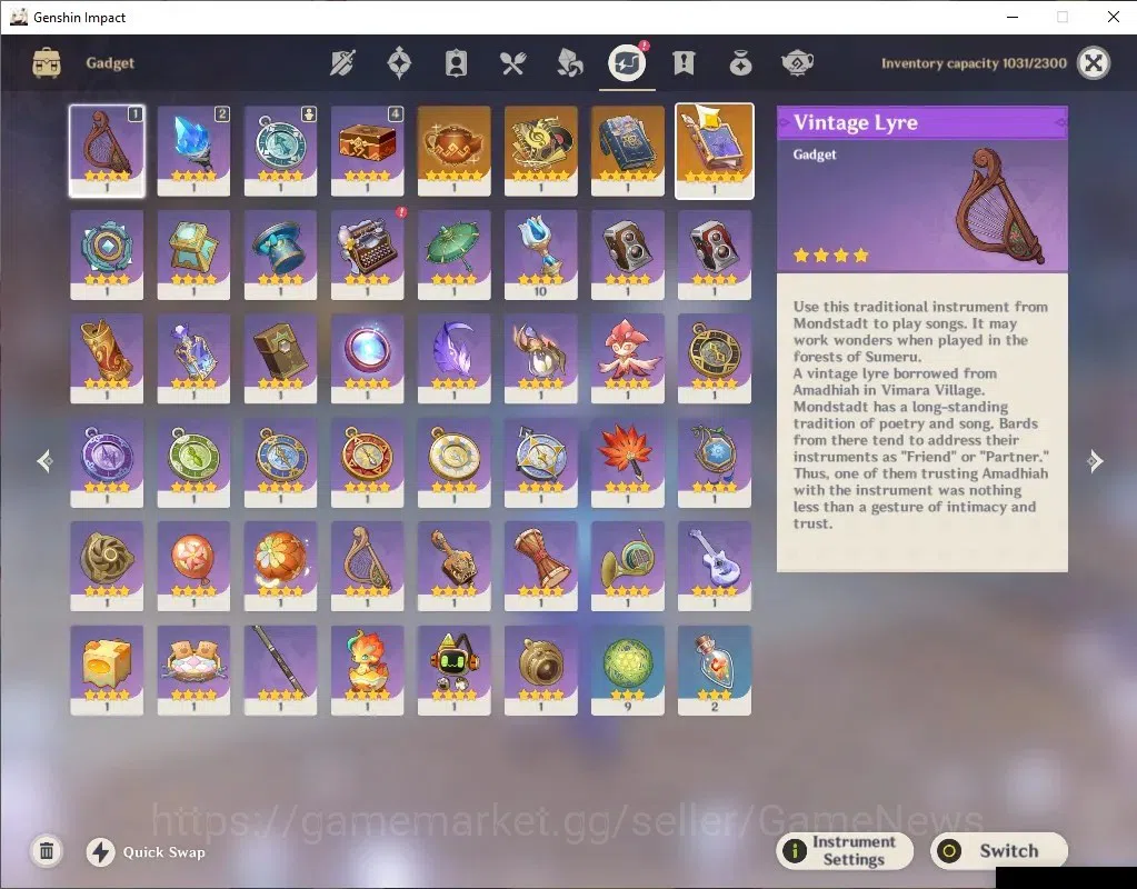 Genshin Impact Accounts Asia|AR 59|Moonlit Bloom Team|14 Limited+9(*5Wep)| image 17