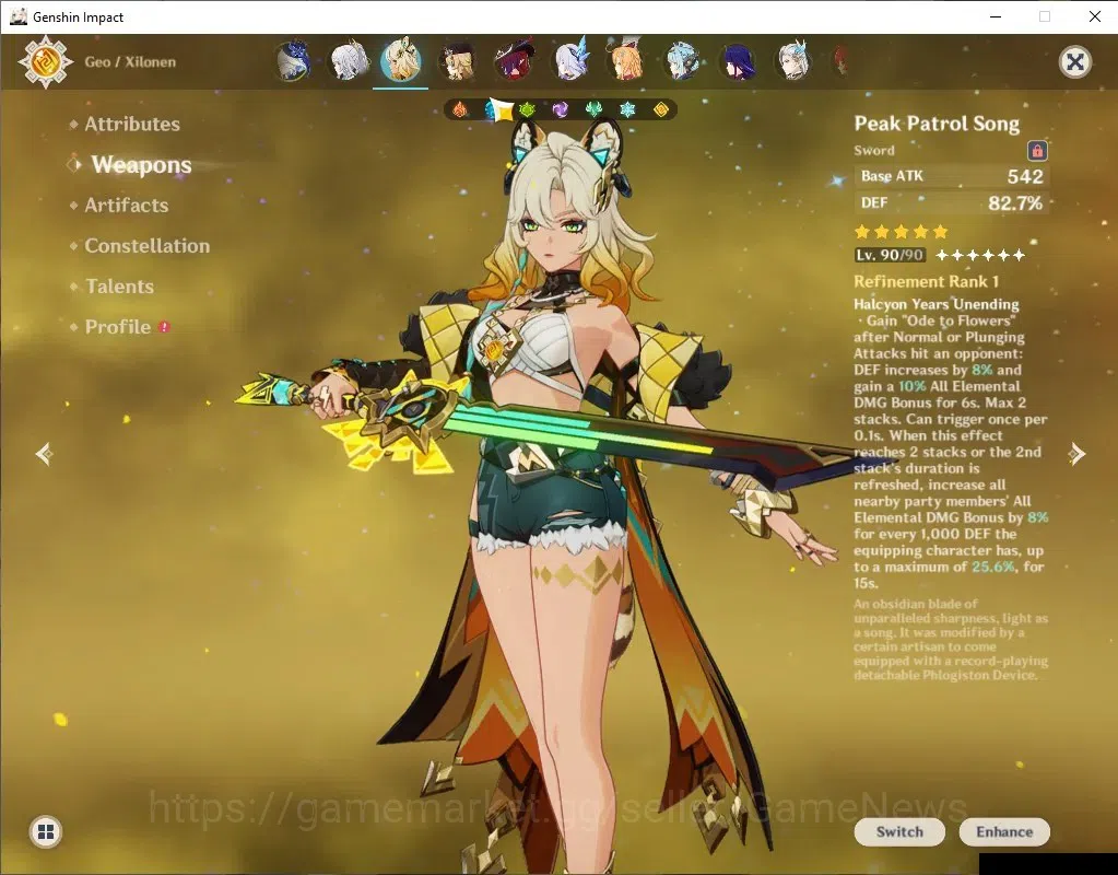 Genshin Impact Accounts Asia|AR 59|Moonlit Bloom Team|14 Limited+9(*5Wep)| image 9