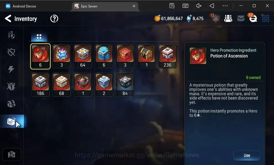 Epic Seven Accounts GLOBAL Unverif|8 ML(Shepherd of the Dark Diene,Rue image 16