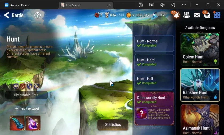 Epic Seven Accounts GLOBAL Unverif|8 ML(Shepherd of the Dark Diene,Rue image 20