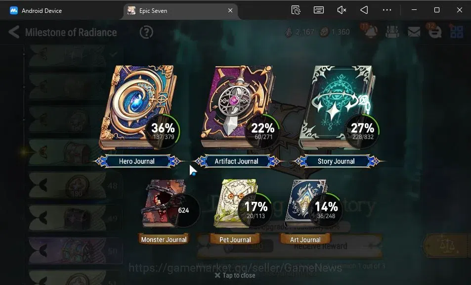 Epic Seven Accounts GLOBAL Unverif|8 ML(Shepherd of the Dark Diene,Rue image 5
