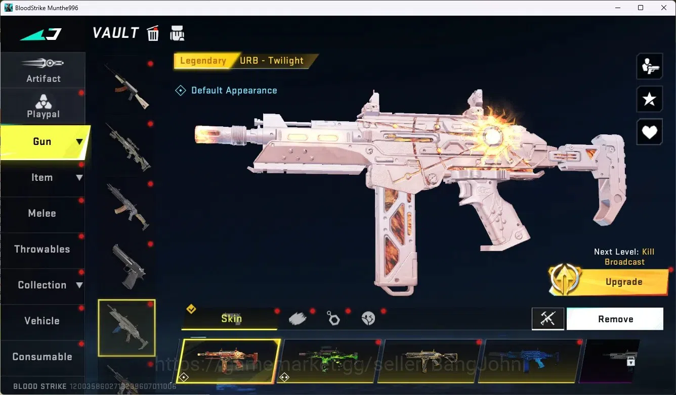 Blood Strike Accounts ASIA|1 Eternal Gun:Desert|7 Collab Gun[TR/7DS/AOT] image 12