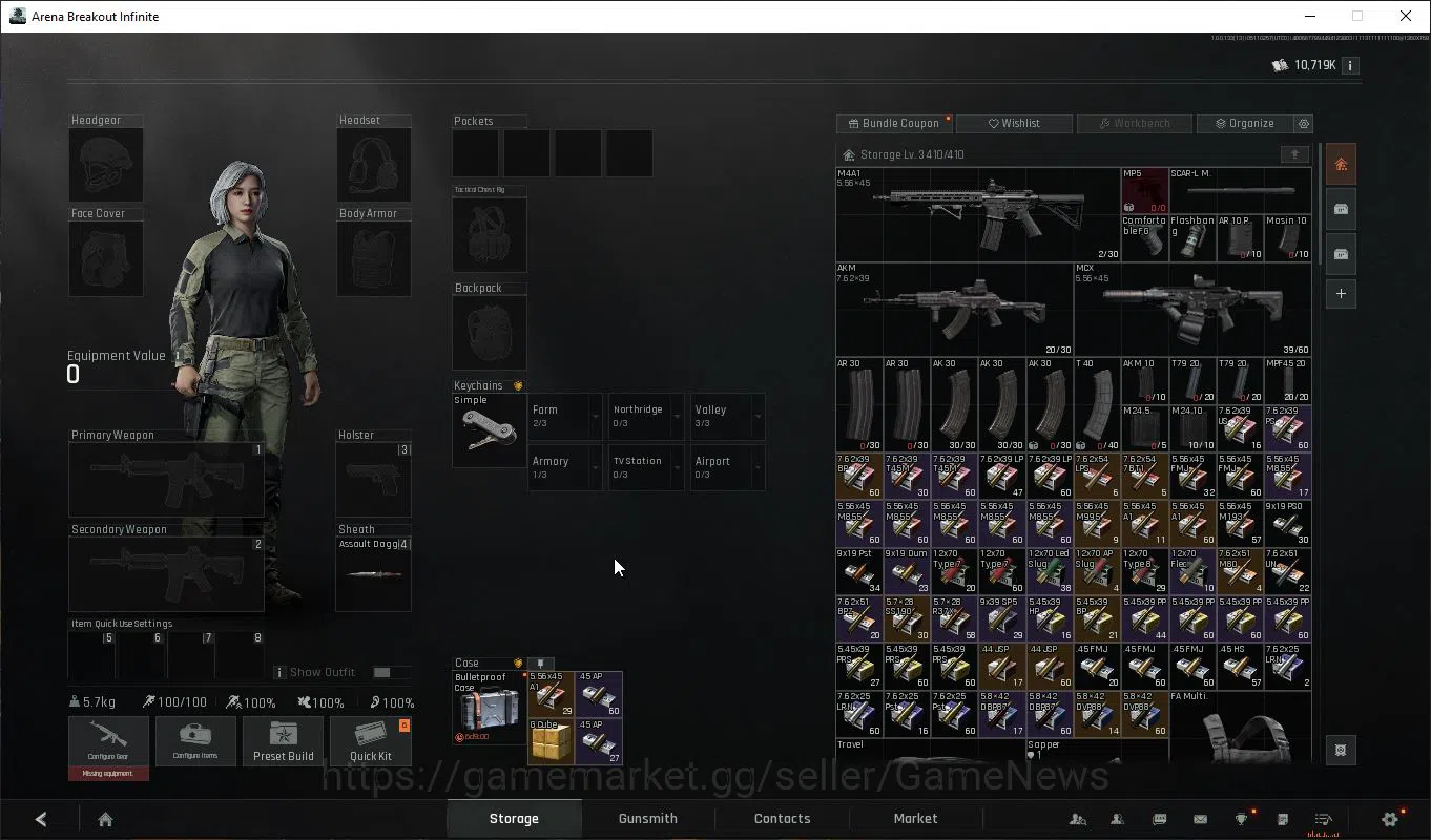 Arena Breakout: Infinite Accounts Global |Lvl 30| SV 42M | CV 10M | Assault Dagger |AK-12 Flag Sqd,AN-94 Flag Aqd,AKM B 3