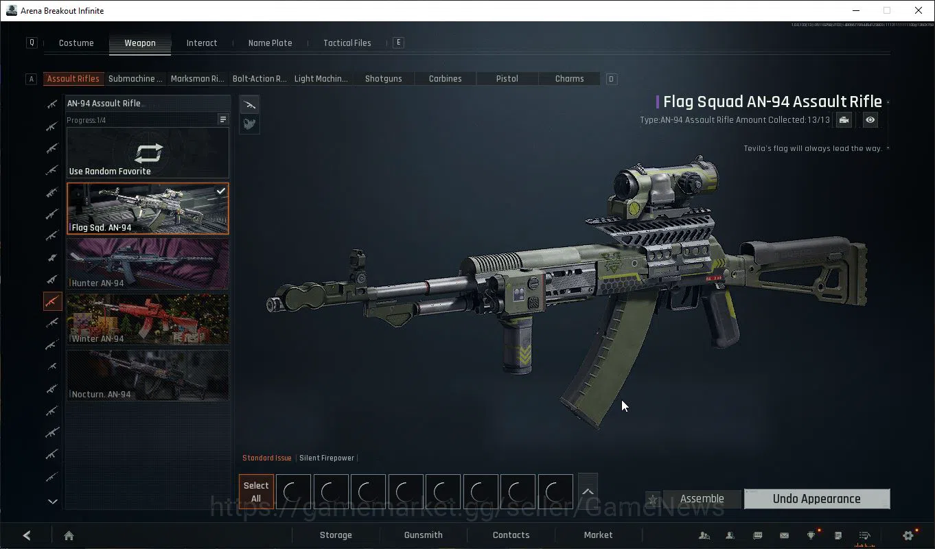 Arena Breakout: Infinite Accounts Global |Lvl 30| SV 42M | CV 10M | Assault Dagger |AK-12 Flag Sqd,AN-94 Flag Aqd,AKM B 6