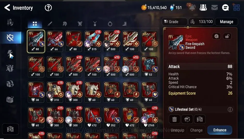 Epic Seven Accounts GLOBAL Unverif|New Era|4 ML(DD Ray,Harsetti,SS Viv image 17