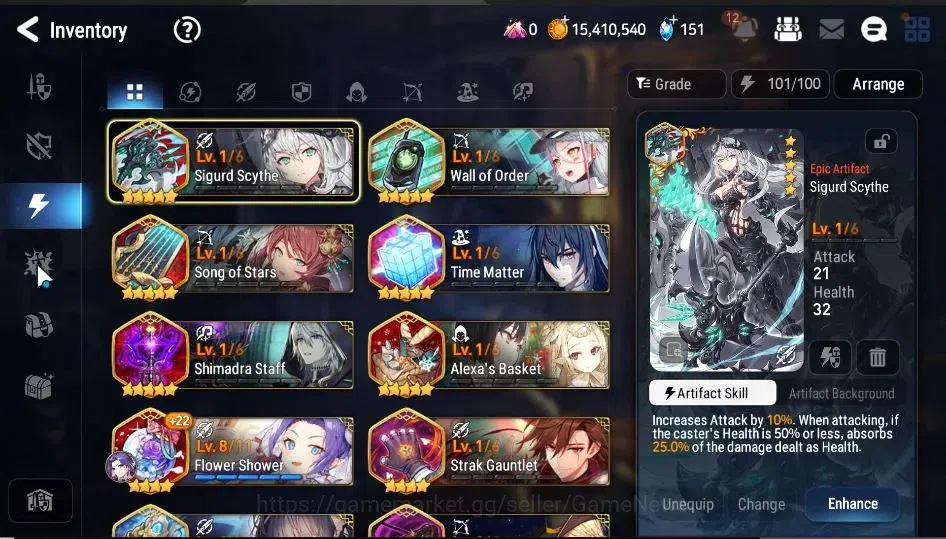 Epic Seven Accounts GLOBAL Unverif|New Era|4 ML(DD Ray,Harsetti,SS Viv image 18