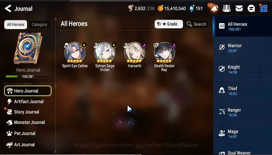 Epic Seven Accounts GLOBAL Unverif|New Era|4 ML(DD Ray,Harsetti,SS Viv image 3