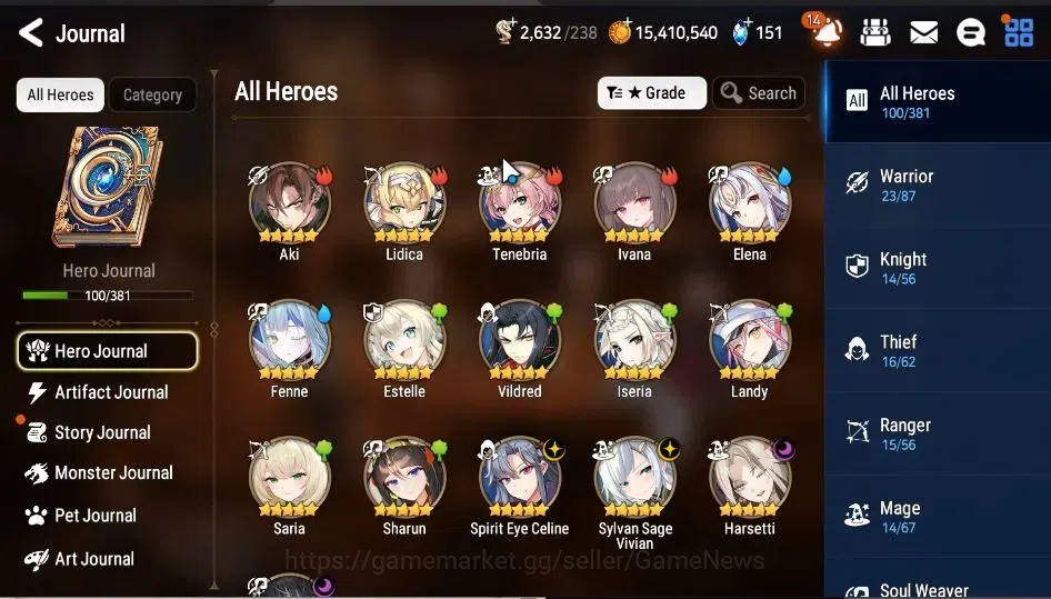 Epic Seven Accounts GLOBAL Unverif|New Era|4 ML(DD Ray,Harsetti,SS Viv image 4