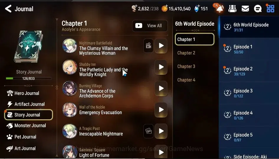 Epic Seven Accounts GLOBAL Unverif|New Era|4 ML(DD Ray,Harsetti,SS Viv image 6